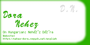 dora nehez business card